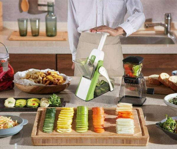 Mandoline Slicer Plus, Biger Size, Adjustable Vegetable Food Chopper Potato Fries Cutter, Detachable Blade, Kitchen Chopping Artifact,