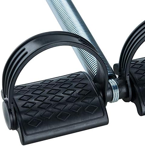 Elastic Sit Up Pull Rope Pedal Resistance Band Powerful Spring Drawstring Tummy Trimmer Equipment Portable Home Gym with Elastic Bodybuilding Fitness Slimming Training Exercise Bands