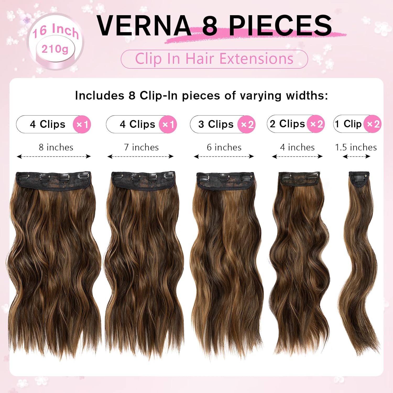 Elevate Your Style with Luxurious, Long Wavy Hair Extensions.